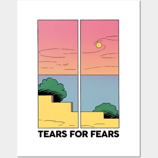 Tears For Fears • Retro Style Aesthetic Design Posters and Art